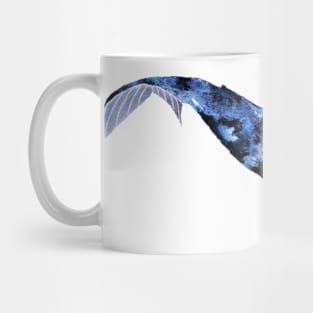 WHALE - SALT WATERCOLOR WHALE IN BLUE – WATERCOLOR WHALE PAINTING Mug